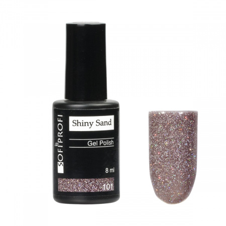 Гель-лак Shiny Sand Тон 101 Sofiprofi Shiny Sand, 8 мл